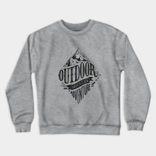 Cool mountain design for hikers and climbers Crewneck Sweatshirt